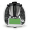 Deko Schutz Aufkleber kompatibel mit Küchenmaschine Thermomix TM6 Design Sticker Klebefolie Zubehör Küchengerät wasserfest selbstklebend RX042 (20 Chalkboard)