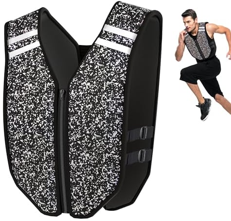 PROIRON Weighted Vest Soft Washable for Men Women 3kg 5kg 8kg 10kg, Fully Reflective Running Weight Vest, No Leakage Weighted Vest for Fitness, Workout, Weight Loss, Exercise, Strength Training