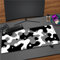 Tapis de Souris XXL 1000x500x3mm Grand Tapis de Souris de Jeu Blanc Gris Noir avec Bords Cousus Surface Spéciale Améliore la Précision pour Souris Claviers Gamer Bureau