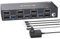 KVM Switch 3 PC 2 Monitore 8K@30Hz,KVM Switch DisplayPort 4K@144Hz für 3 PC-Teilen 2 Monitors und 4 USB3.0-Geräte. Support Extended & Copy Mode, mit Netzteil+USB-Kabel und Desktop Controllerller