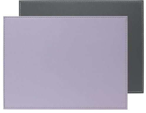 Duo - Platzset rechteckig, Flieder/Grau