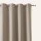 ROOM99 Vorhang mit Silberen Ösen Aura 140 x 230 cm Breite x Höhe Schiebegardinen Modern Curtain Wohnzimmer Schlafzimmer Beige, 1 Stück