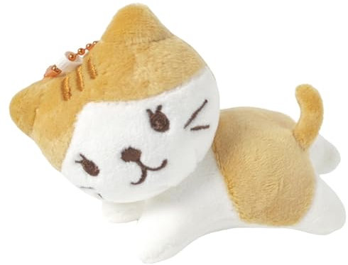 Porte-clés en peluche chat, porte-clés chat | Porte-clés animaux en peluche doux | Figurine jouet chat en peluche, peluche de dessin animé, porte-clés décoratif de chat, pendentif Animal p
