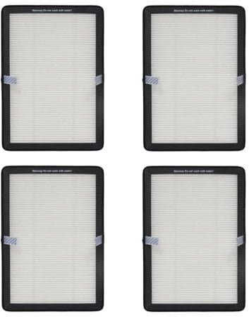 PUREBURG PB-F-22 Replacement Filter Compatible with Pro Breeze 41 Bladeless Tower Fan with Air Purifier,4-Pack H13 True HEPA Air Clean Dust