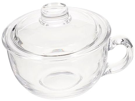 SHOWERORO Glass Bowl Lid for Soup Breakfast Oatmeal Cereal Small Bowls Kitchen for Food