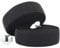 GORGECRAFT 2 Rouleau de Ruban Adhésif Noir pour Guidon de Vélo en Cuir PU Absorbant la Transpiration Confortable Rembourré avec Bouchons Métalliques pour Vélo de Route et Gravel