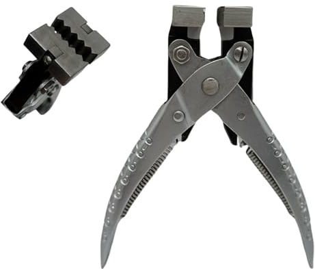 NS Crafts® Zig-Zag Jaw Parallel Pliers for Metal Sheet & Wire Bending | Zig-Zag Jaw Pliers for Metal Sheet Forming, Wire Bending, Jewellery Making & Craft Tool