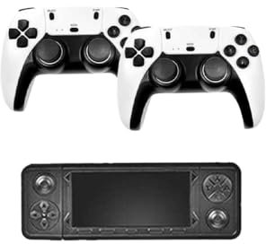 2025 X9Pro Game Stick 4K TV La Consola de Videojuegos admite Juegos 3D para múltiples Sistemas Incluye 44 simuladores y 42000 Juegos clásicos(128G-42k)