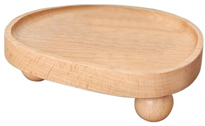 Générique Coupelle à Bijoux,Petit Plateau Organisateur en Bois pour Bijoux et Boucles d'Oreilles - Organisateur de Rangement Décoratif pour Chambre Salle de Bain Coiffeuse