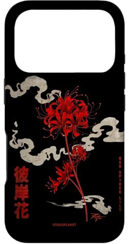 Hülle für iPhone 17 Pro Red Spider Lily im Japanische Retro Harajuku Ästhetik Stil