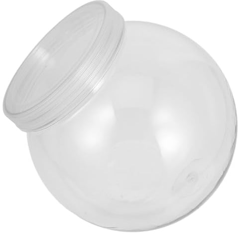 Anneome Modernes Fischglas aus Pet mit 2200ml Fassungsvermögen Elegante Runde Form für Vielseitige Platzierung und Einfache Pflege zu Hause und Büro