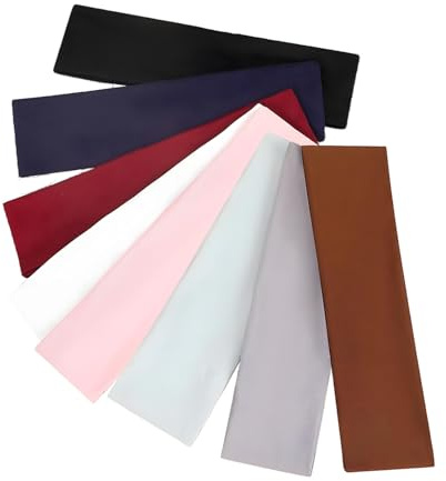 8 Stück Stirnband Damen Sport, rutschfest Haarband Damen Dünn Elastisch, Schweißabsorbierend Sportstirnband für Laufen Yoga Fitness, Weiche Haarbänder Frauen Set 8 Farben