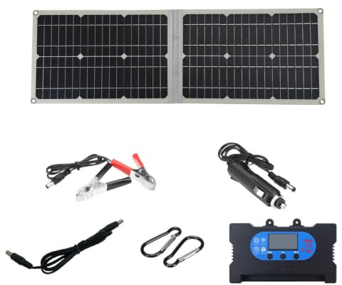 YIGECHENXIN Panneau Solaire Pliable de 500W pour Stations Portables