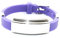 Bionic Ionen Silikon Sport Magnetarmband Energetix 4you 605 lila Purple gravierbar im Schmuckbeutel Größe S - XL