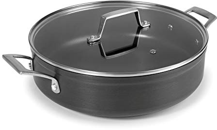 LACOR Anodized 48624-Tartera con Tapa, Aluminio Anodizado, 24 cm