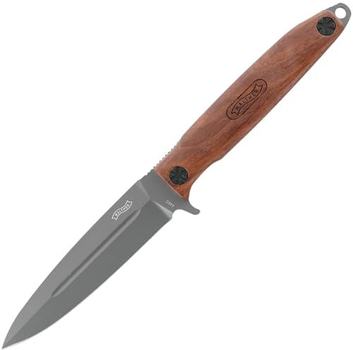 Walther Taschenmesser BKW 3, feststehendes Messer 440C Stahl, inkl. Kunststoffscheide, ideal für Outdoor und Alltags-Aktivitäten