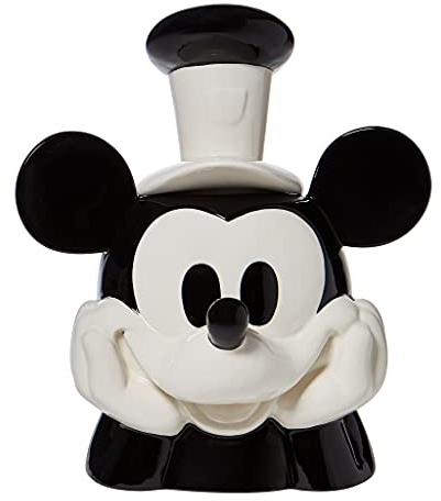 Department 56 Disney Ceramics Keksdose Mickey Mouse Steamboat Willie, geformt, 26 cm, mehrfarbig