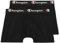 Champion Herren Core x2 Retroshorts, Schwarz, S (2er Pack)