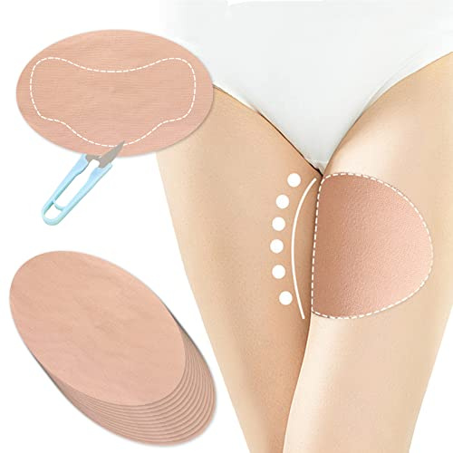 12 Stück Anti Reibungs Oberschenkel Reiben Schutz mit 1 Schere | Oberschenkelbänder,Patch Anti Chafing Bands ,Anti Scheuer Oberschenkel,Geeignet den Täglichen ,Spaziergang und Sport