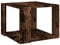 vidaXL Couchtisch Beistelltisch Wohnzimmertisch Kaffeetisch Sofatisch Teetisch Tisch Wohnzimmer Räuchereiche 40x40x30cm Holzwerkstoff