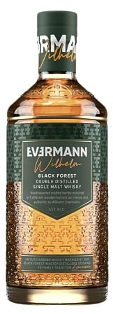 Evermann Wilhelm Black Forest Double Distilled Single Malt Whisky (alc. 42% vol) - 1 x 0,7l