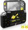 DLseego Custodia per Switch Lite, custodia protettiva morbida, con coperchio joystick 2 tappi per pollice Lightning Elf, antigraffio e assorbimento degli urti, nero