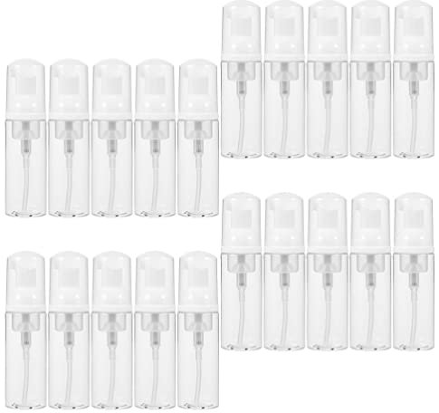 Healvian Foaming Soap Bottle 20pcs Foaming Soap Dispensers Pump Bottles Foam Bottle Foaming Hand Soap Dispenser Foaming Pump Bottle for Hand Soap Lash Cleanser Shampoo 60ml