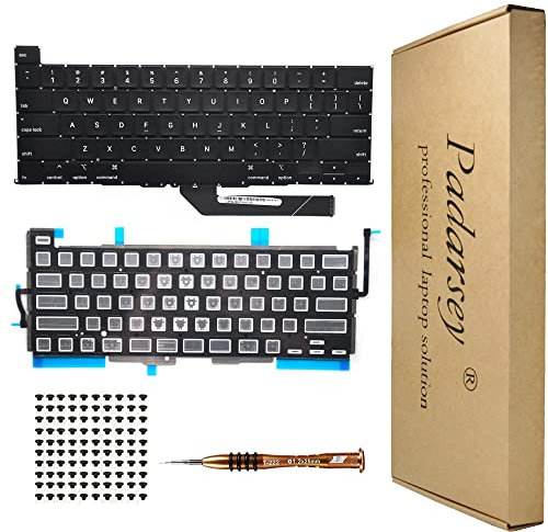 Pardarsey Replacement Backlight Backlit Keyboard Compatible with MacBook Air M2 Retina 13.6 inch A2681 2022 Year Laptop MLY33LL/A MLY43LL/A Dark Blue US Layout with Keyboard Screws and Screwdriver
