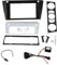 Sound way Kit Montaggio Adattatore Autoradio, Mascherina 9 Pollici Compatibile con BMW Serie 3 (E90/91/E92/E93) 2004-2012