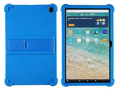MOOPW Hüllen für Amazon Fire max 11 - Weich Silikon Stoßfest Einstellbar Ständer Gummi Shell Schützend Hülle für Amazon Fire max 11 Zoll Tablet 2023