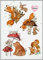 Bügelbilder Set für Textilien DIN A4 Kinder Mädchen Jungen Dino Einhorn Waldtiere groß klein Aufbügelbild zum aufbügeln verschiedene Designs Aufbügler Transferbilder (12 - Süße Waldtiere)