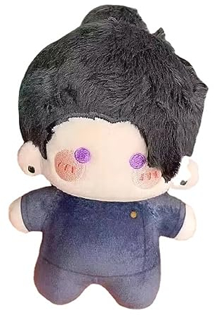 Jujutsu Gojo Geto Kaise Plüsch Spielzeug, Anime Chibi Figur Satoru Gojo Geto Suguru Plüschpuppe, Cartoon Stoffpuppe Für Männer Frauen 12cm (B)