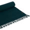Yoga Studio Bio-Matte, 196 x 70 cm, Baumwollteppich mit Quasten für Meditation, Entspannung, Hot Yoga, Blaugrün