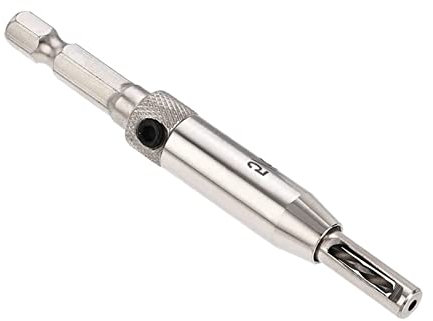 TA-VIGOR 5/64 Inch Self Centering Drill Bit, Carbide Alloy Steel Self-Centering Hinge Quick Release Drill Bit with Hex Shank for Opening Hole for Door Window Cabinet