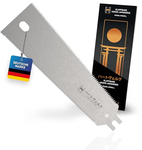 Hardtwerk® Ersatzsägeblatt für Japansäge Hanzo - Ryoba aus SK4 Karbonstahl - 240mm Ersatzsägeblatt für Feinsägen