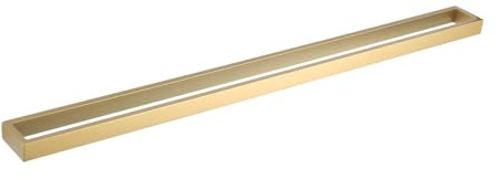 GERZWY Handtuchstange, Edelstahl, modernes Design, Wandhalterung, 91,4 cm, goldfarben