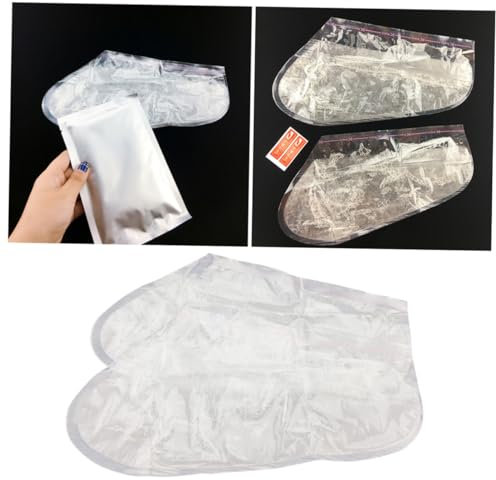 Healeved 5taschen Beutel Fußpeeling-maske Lavendelduft Sanfte Exfoliation Zur Entfernung Abgestorbener Haut Und Fußgeruch Für Glatte Gepflegte Füße Und Intensive Fußpflege