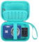 Elonbo Camera Carrying Case for Kodak PIXPRO FZ55 / FZ53 / FZ45 / FZ43 16MP Digital Camera, Vlogging Camera Storage Holder Trave Bag, ​Mesh Bag Fits Batteries, Cable, Memory Card, Card Reader, Green