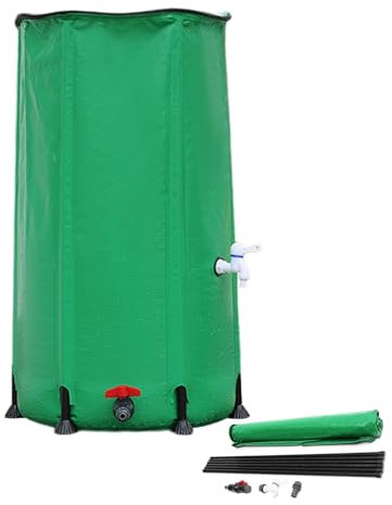 Barile di pioggia pieghevole, barile di pioggia portatile, Serbatoio 'acqua piovana pieghevole, Barile per la raccolta 'acqua piovana in PVC con contenitore per lo stoccaggio