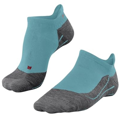 FALKE Damen Wandersocken TK5 Wander Invisible W In Wolle Funktionsmaterial antiblasen dünn 1 Paar, Blau Turquoise 6206, 35-36