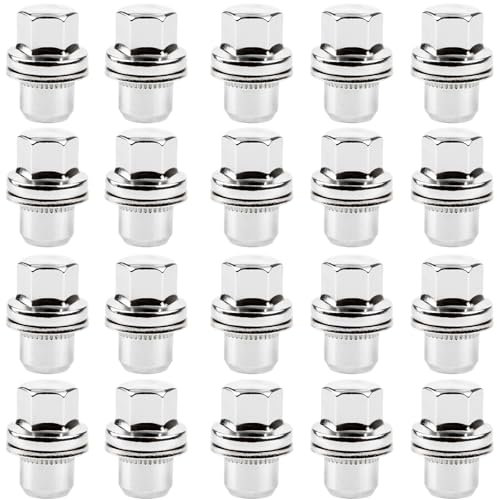 GAsupply Set 20Pcs Alloy Wheel Nut for Range Rover Sport (2005-2013）Land Rover Discovery 3&4 (2004-2014) Range Rover L322 (2006-2012)
