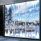 9 Stück Fenstersticker Weihnachten,Weihnachts Fensterbilder Weihnachten Selbstklebend,Fensterbild weihnachten Fensterbilder Winter für Kinder Weihnachtsfensterbilder,Innen Weihnachtsdeko Fensterdeko