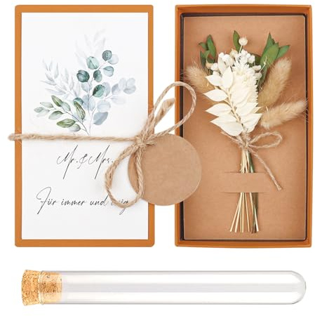 AYSYR Hochzeitsgeschenke für Brautpaar,Hochzeit Geldgeschenk Set,Geschenk Hochzeit für Drücken Sie Ihre Gefühle Aus,Geschenke zur Hochzei für Schreiben sie Ihre Segnungen,Verpackung Geldgeschenke