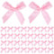 50 Stück Mini Satinschleifen,4x5.5cm Kleine Rosa Schleifen,Mini Schleifen zum Basteln,Schleifen Dekoration aus Satinband, für DIY Geschenkverpackung Geschenkbox Dekoration