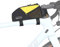 Rhinowalk Fahrrad Oberrohrtasche, Fahrradrahmentasche, wasserdichte Fahrradtasche, professionelles Fahrradzubehör für Mountainbike, Rennrad, 1,2L, Schwarz+Gelb