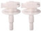 Lyreh Lot de 2 Vannes Vidange Réservoir d'eau pour Camping-Car (Convient aux Tubes en Vinyle de 0.96cm ou 1.27cm), 7,5x4,8x4,8cm Vanne Vidange Réservoir d'eau Douce pour Camping Cars et Caravanes
