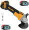 Cordless Angle Grinder,Compatible with Makita 18V Battery, 115mm Power Angle Grinder Tools with 2X 5.5Ah Batteries, New Upgrades 10000RPM Brushless Motor Metal, 1/2'' Cutting Wheels ﻿