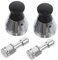 Healifty 2 Sets Pressure Limiting Valves Safety Pressure Cooker Release Handle with Exhaust Rod for Enhanced Cooking Efficiency and Kitchen Safety