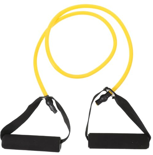 Abaodam Resistance Band with Handles Yoga Bands Resistance for Strength Training Physical Therapy Pilates Warm Ups Stretching Home Gym and Outdoor Workouts