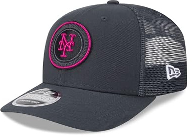 New Era New York Mets 9Seventy Stretch-Snap MLB Trucker Cap Dunkelgrau - One-Size